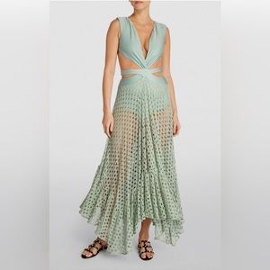 NWT PatBo Sleeveless Monstera Beach Dress